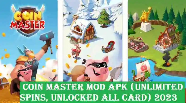 Coin Master Mod Apk Unlimited Spins, Unlocked All Card