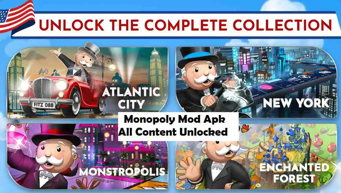 Monopoly Mod Apk All Content Unlocked