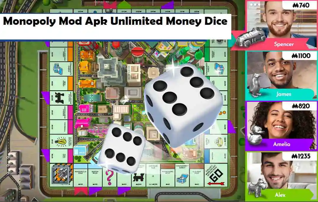 Monopoly Mod Apk Unlimited Money, Dice
