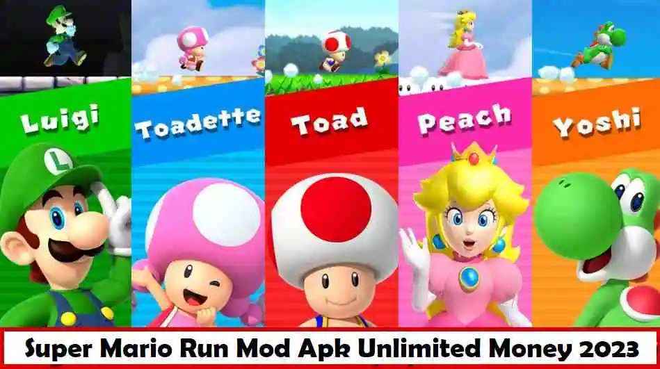 Super Mario Run Mod Apk Unlimited Money, All Levels Unlocked 2023